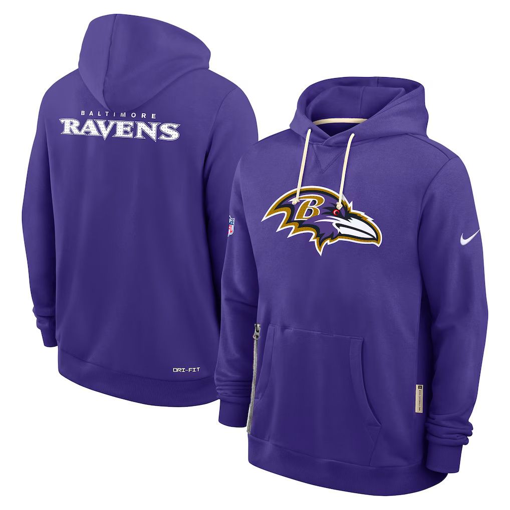 Men 2026 NFL Baltimore Ravens hoodie Purple 01->baltimore ravens->NFL Jersey